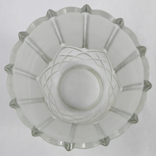 Tulip Shaped Frosted Ribbed Glass Light Shade Sconce