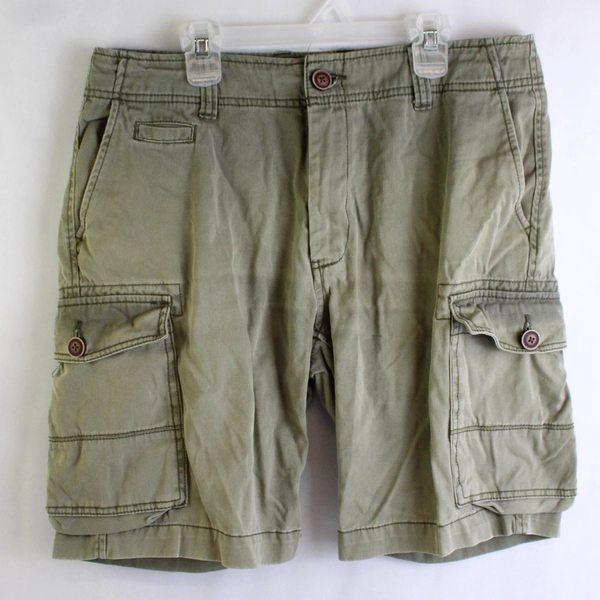 Arizona Jeans Men’s 32 Classic Fit Green Cargo Shorts