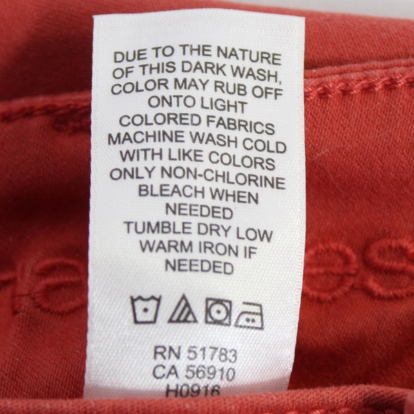 Maurices Women's Size S Salmon Pink Tapered Leg Jeans 5 Pocket Pre-owned