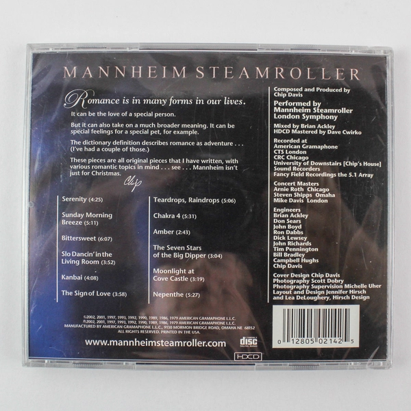 Mannheim Steamroller Romantic Melodies CD 2002 Sealed American Gramaphone