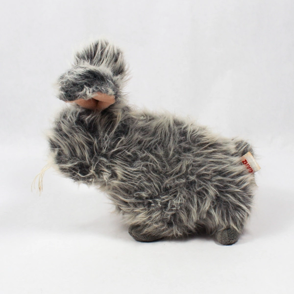 Ganz Webkinz Gray Angora Rabbit Plush Bunny 9" Retired Stuffed Animal