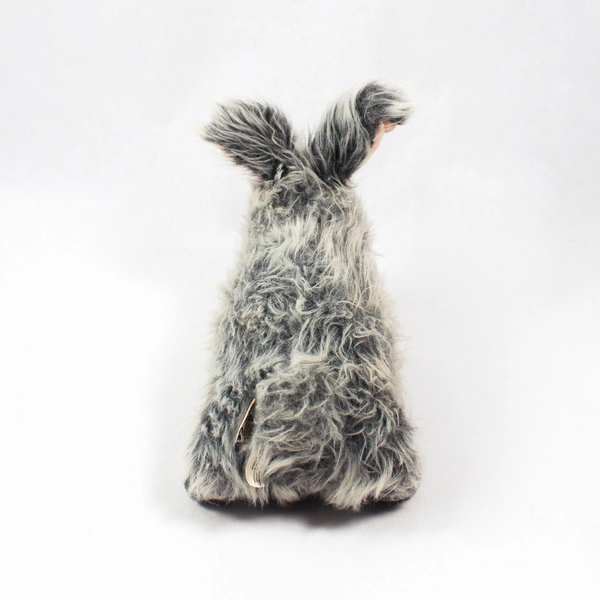 Ganz Webkinz Gray Angora Rabbit Plush Bunny 9" Retired Stuffed Animal