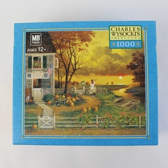 Charles Wysocki's Americana 1000 Piece Jigsaw Puzzle Titled Supper Call