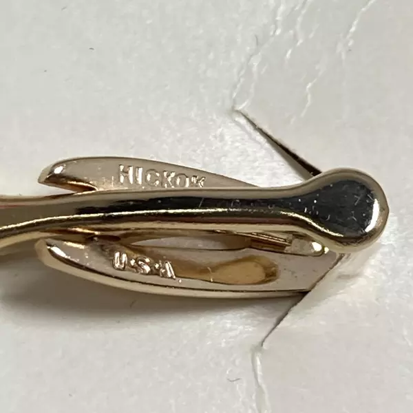 Vtg Hickok Gold Tone L&N System "The General" Train Tie Clip in Box 2"