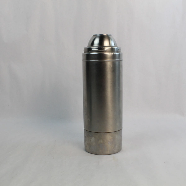 Thermos Vacuum Bottle 1 Qt Stainless Steel Silver Model 2464S Pre-Owned 12" Tall