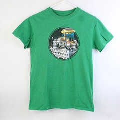 McMenamins Hotel Oregon McMinnville Alien Day Green Cotton T-Shirt Adult Small