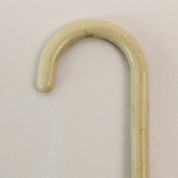 Lot of 10 Light Yellow Plastic Tubular Clothes Hangers Vintage Pre-Owned