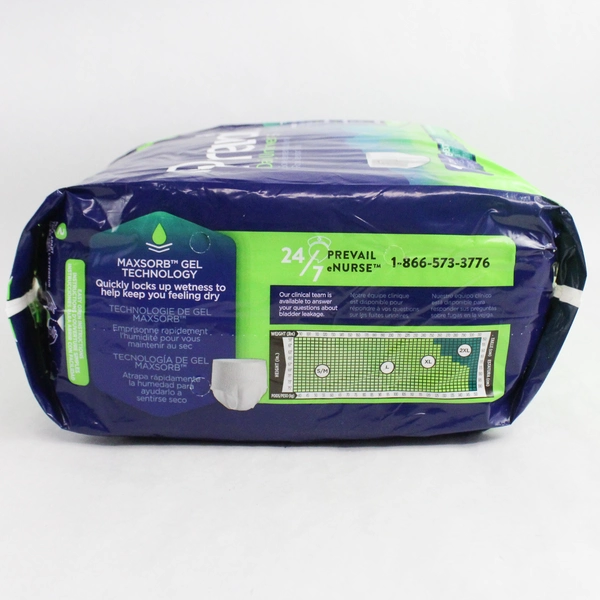 New Sealed Prevail Daily Underwear Extra Extra Large 68"-80" 12 Count