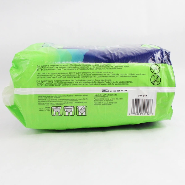 New Sealed Prevail Daily Underwear Extra Extra Large 68"-80" 12 Count