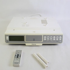iHome iH36 iPod FM Radio White Under Cabinet Docking System with Remote