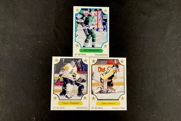 Lot of 24 WHL Hockey Trading Cards 91-92 Season by 7th Inning Sketch