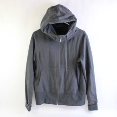 Champion Solid Gray Zip-Up Hoodie Women's Size Large