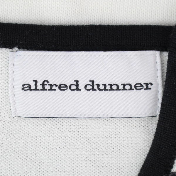 Alfred Dunner Women's Striped Rhinestone Sweater Size S Black White Gray