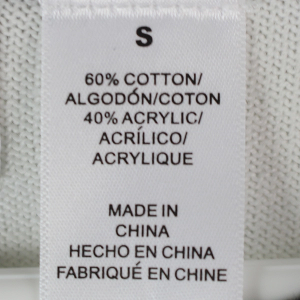 Alfred Dunner Women's Striped Rhinestone Sweater Size S Black White Gray