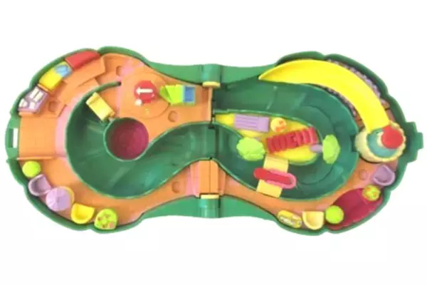 Vintage 1995 Polly Pocket Pool Green Shell Swimming No Accessories Bluebird Toys