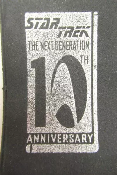 Vintage Star Trek The Next Generation 10th Anniversary Check Book Case Cover