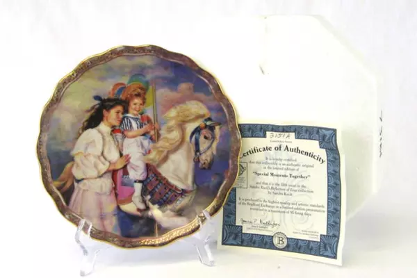 Sandra Kuck Mother Daughter Mom Day Carousel Special Moments Together Plate Reco