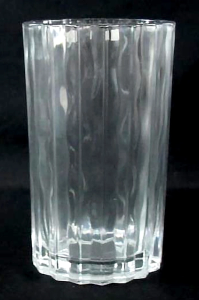 Marquis by Waterford 8" Oval Crystal Vase Fluted Clear 156027