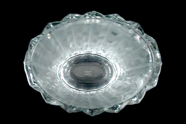 Marquis by Waterford 8" Oval Crystal Vase Fluted Clear 156027