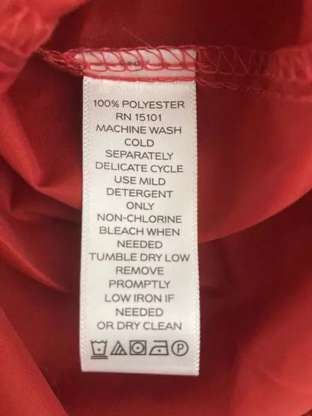 QVC Susan Graver Packable Jacket Red Folds into Pocket Women's Size Large