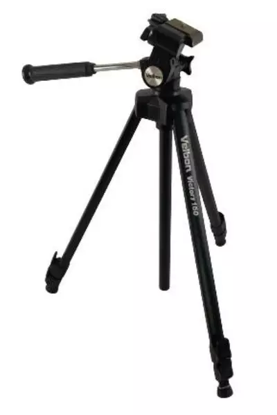 Velbon 150 Quick Release Tripod With Case Pan & Tilt Head 72" Max Height