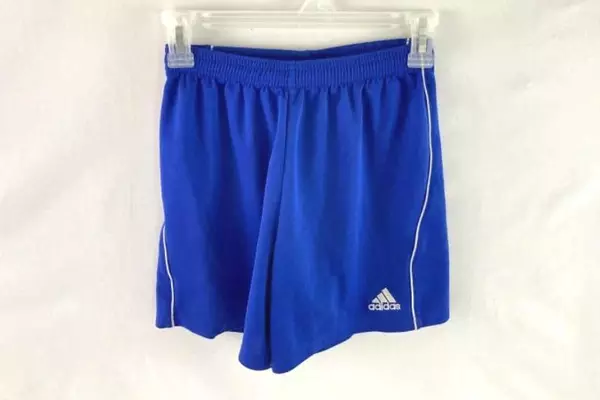 Lot of 2 Boy's Shorts Size Large Under Armour Adidas Activewear Blue Orange