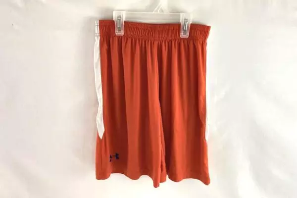 Lot of 2 Boy's Shorts Size Large Under Armour Adidas Activewear Blue Orange