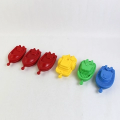 Vintage 1989 Fisher-Price Snap-Lock Boats #2321 Preschool Toy 