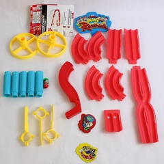 Mighty Beanz Collision Chaos Racetrack As-Is For Parts or Repair