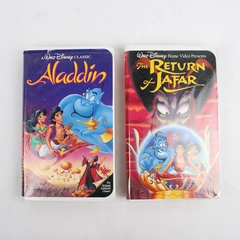 Aladdin & The Return Of Jafar VHS Disney Clam Shell 1992 & 1994