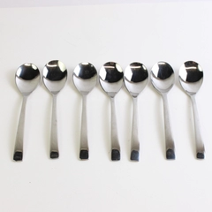 Lot Of 7 Cambridge Silver Everest (Stainless) Flatware Soup Spoons