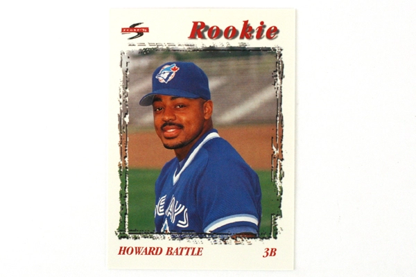1996 Score Baseball Card Howard Battle RC Philadelphia Phillies Third Base #510