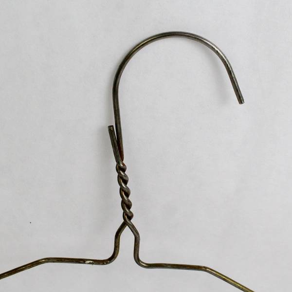 Lot of 20 Metal Wire Clothes Hangers For Pants and Shirts