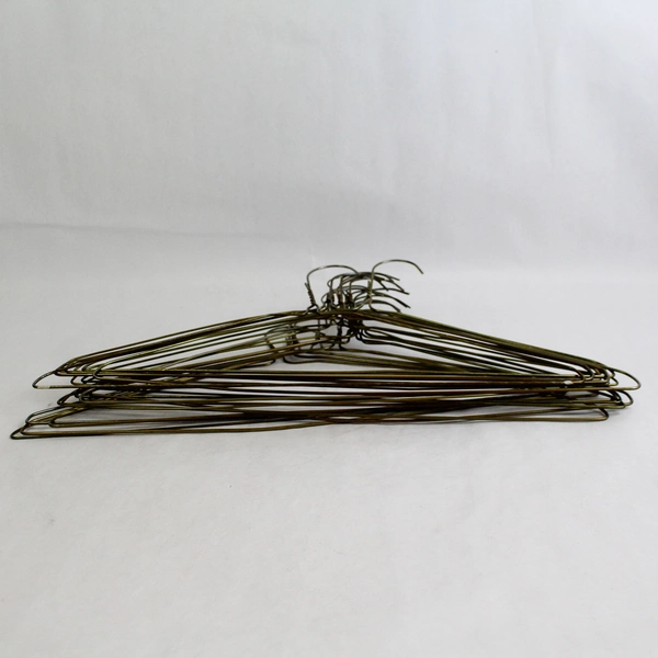 Lot of 20 Metal Wire Clothes Hangers For Pants and Shirts