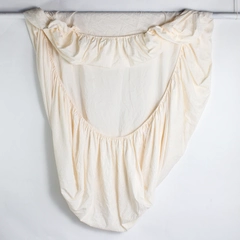 Unbranded Fitted Sheet Bed Size King Polyester Solid Off White/Cream