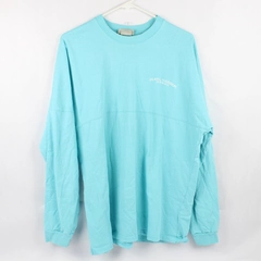 West Trend Cyan Blue Pearl Harbor Hawaii Long-Sleeved T-Shirt Men's Large