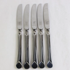 Lot Of 5 J.A Henckels Provence (Stainless) Flatware Modern Solid Knives 