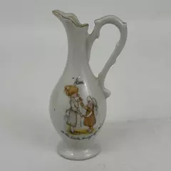 1973 Holly Hobbie Porcelain Bud Vase Love Is The Little Things You Do Bud Vase