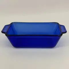 Anchor Hocking 1.5 Quart Cobalt Blue Loaf Pan With Handles