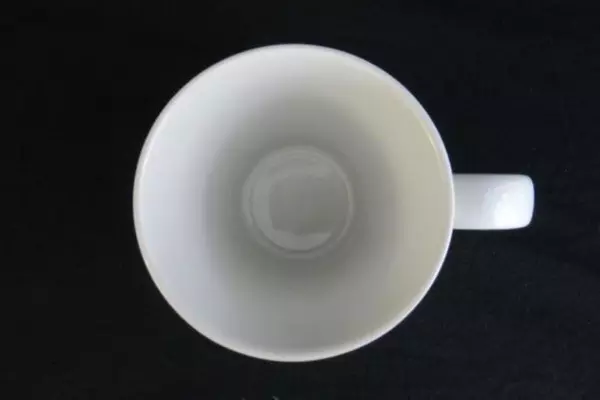 Oneida Geo Brown Stoneware Coffee Mug with Polka Dots Good Condition