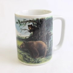Otagiri Grizzly Bear Mug Nature's Endangered Frazer Collection Japan 8oz