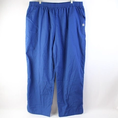 Butter-Soft Elastic Waist Scrub Pants Royal Blue Size 2X