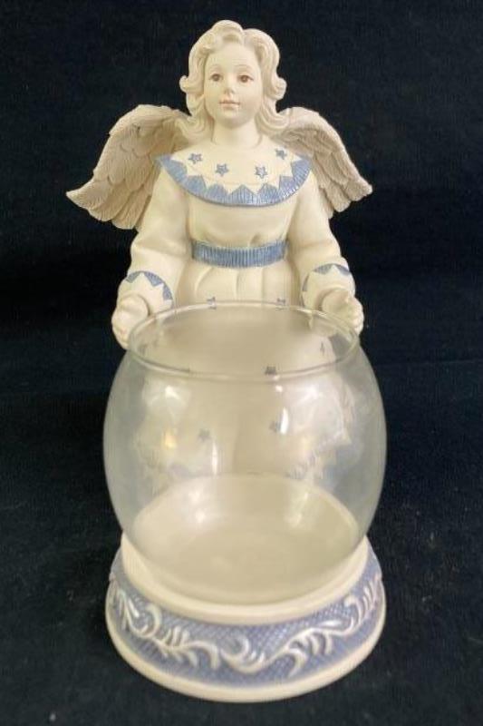 Sarah's Angels Stacey Angel Votive Candle Holder Figurine Mind Spring 30847 Swedemom