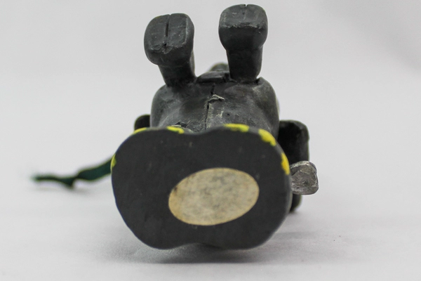 Vintage Circus Elephant Wind Up Tin Toy Look Alike Christmas Ornament