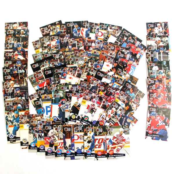 Lot of 100 NHL 1991 Pro Set Hockey Cards Stars Hall of Famers & Commons