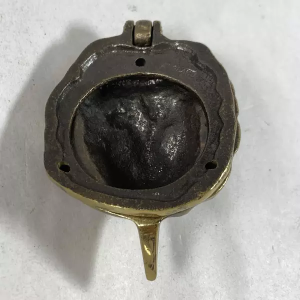 Vintage Kirk & Matz Brass Lion Door Knocker England with Original Box 3.25"