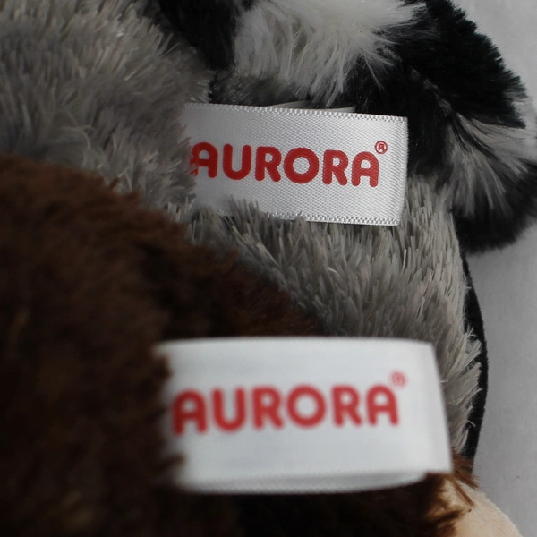 Lot of 2 Aurora Stuffed Animals - Monkey & Lemur - Tag Included