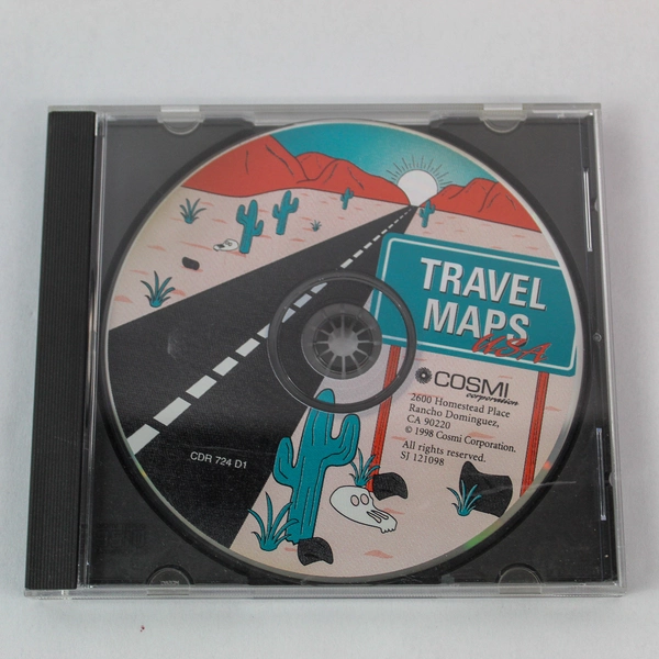 Travel Maps USA 1998 CD by COSMI - Pre-Owned Software