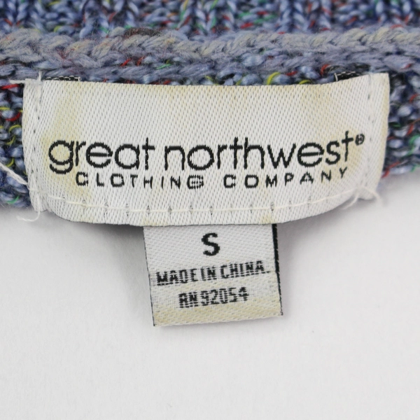Great Northwest Women's Multicolor Long Sleeve Turtleneck Sweater Sz S