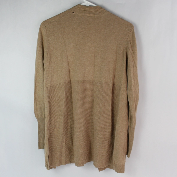 Worthington Tan Open-Front Cardigan Women's Size S - Pre-Owned with Flaws
